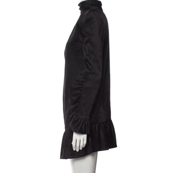 Saint Laurent NWT Long Sleeve Short Black Dress | Size: XS US2, FR34 - Picture 4 of 4